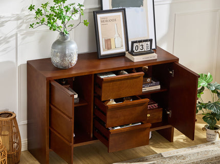 Sideboard Buffet Cabinet With Storage, 2 Doors 3 Drawers