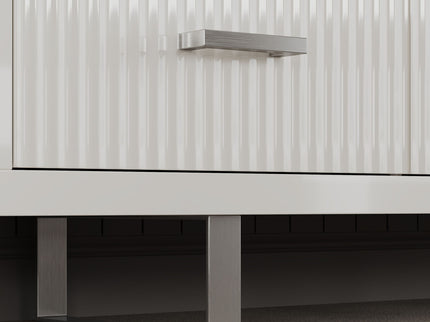 TV Stand With Slatted Drawers