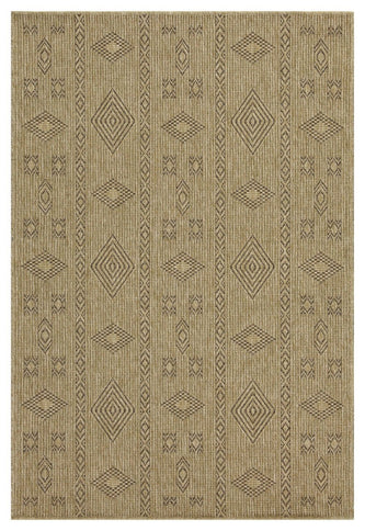Earth - 7'10" X 10'3" Indoor, Outdoor Area Rug - Natural, Mocha