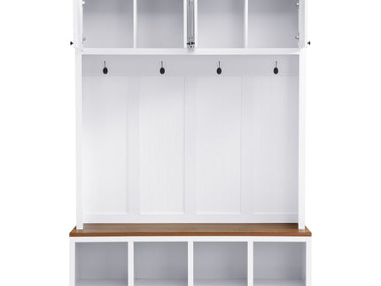 Entryway Hall Tree With Bench And Storage