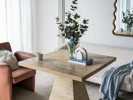 Square Dining Table With Pedestal Base