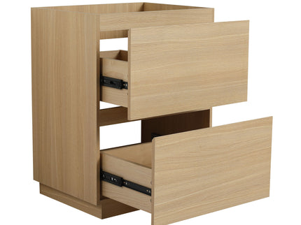 Modern Freestanding Bathroom Vanity Cabinet With Double Drawer