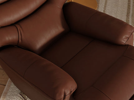 Oslo Antelope - Swivel Glider Recliner With Manual Footrest