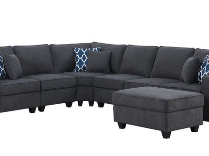 Cooper - Sectional Sofa With Ottoman And Cupholder
