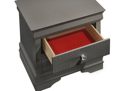Blaze - 2 Drawer Modern Nightstand