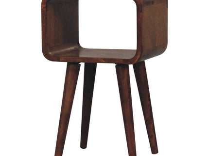 Minimalist Open Curved Nightstand
