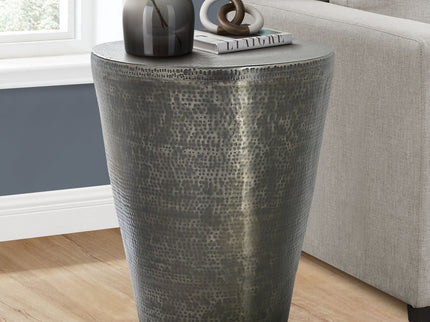 Drum Accent Side Table, Elegant Design