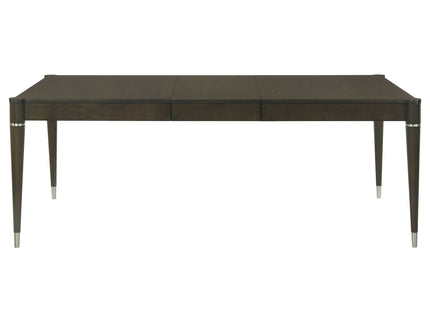 Blakely - Leaf Dining Table With Tapered Legs Accents - Ash Brown