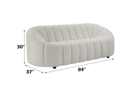 Osmash - Teddy Sherpa Sofa - White