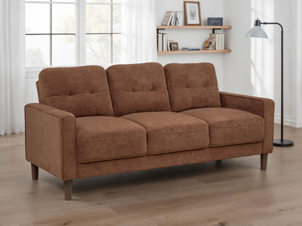 Heather - Track Arm Tufted Sofa - Rust