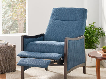 Drury - Contemporary Fabric Upholstered Pushback Recliner