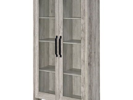 Myerson - 2 Door Tall Cabinet - Gray