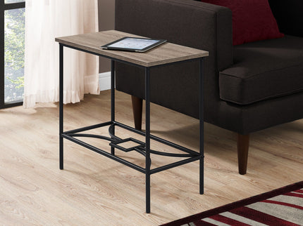 Accent Side Table, Narrow, Small, 2 Tier, Elegant Design