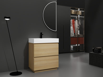 Modern Freestanding Bathroom Vanities With Single Sink Combo