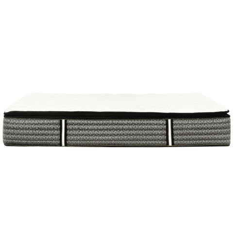 14" Premium Pocket Coil Hybrid Mattress With Gel Memory Foam, Super Plush - Gray / White - King