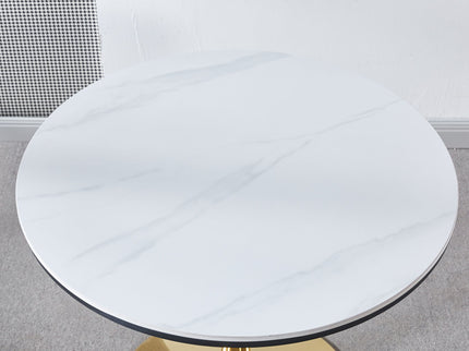 Tulip Table Mid-Century Dining Table With Round Table Top, Pedestal Dining Table, End Table Leisure Coffee Table