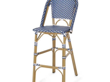 Outdoor Pe Rattan French Barstool Set