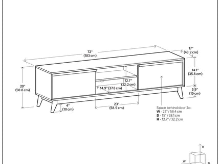 Lennon - Handcrafted Low TV Stand