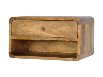 Curve Upper Slot Floating Nightstand