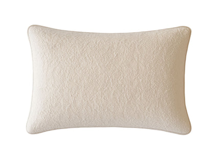 Homey Cozy - Textured Throw Pillow - Ivory