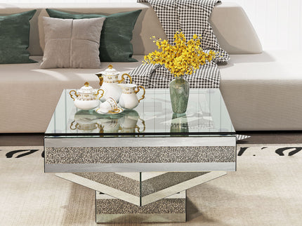 Coffee Table - Silver - Mirror