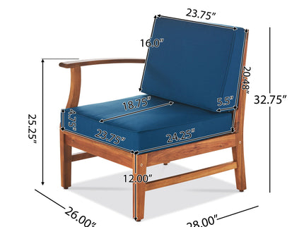 Perla - 5 Pieces Sofa Set