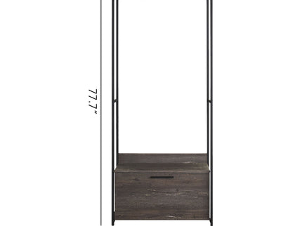 Monica - Walk In Closet With Three Drawers And Shelf