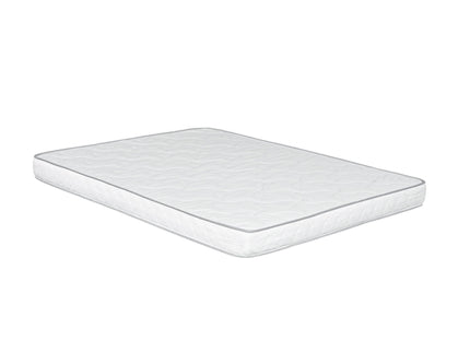 Reversible 6" Full Size Mattress In A Box Pressure Relief And Cooling Technology - White