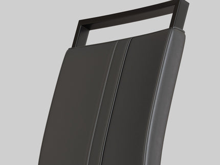 Modern Dining Chairs With High Back Upholstered Design Metal Legs