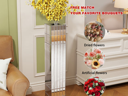 Floor Cube Vase For Home Decor