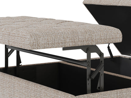 Harrison - Upholstered Coffee Table Storage Ottoman