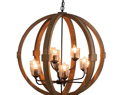 Chandelier, Hanging Light Fixture With Adjustable Chain For Kitchen, Bulb Not Included