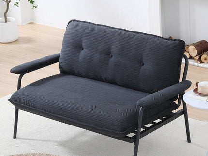 Modern Metal Frame Sofa With Sponge Filling For Compact Spaces And Versatile Use