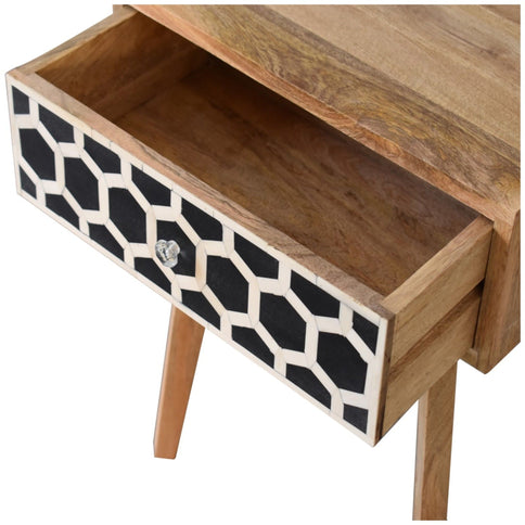 Inlay Bone Inlay Drawer Nightstand