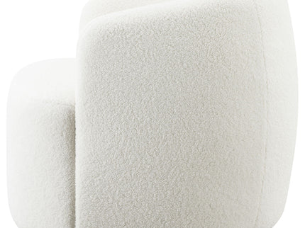 Denae - Upholstered Swivel Chair - Ivory