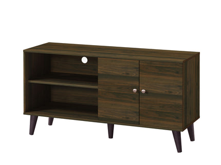 Amidon - TV Stand, With 2 Storage Shelves And 1 Cabinet