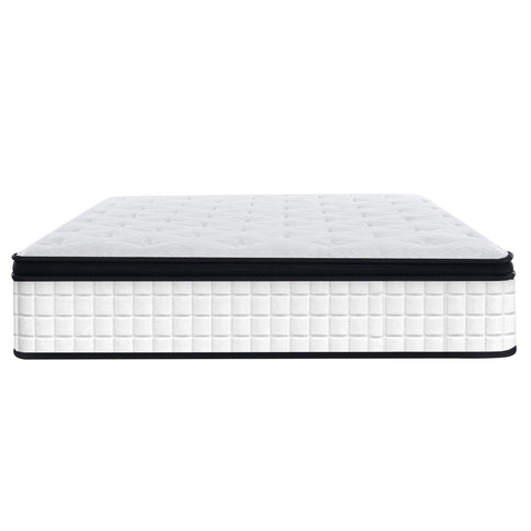 12" Hybrid Mattress Individual Pocket Spring, 7 Zoned Memory Foam