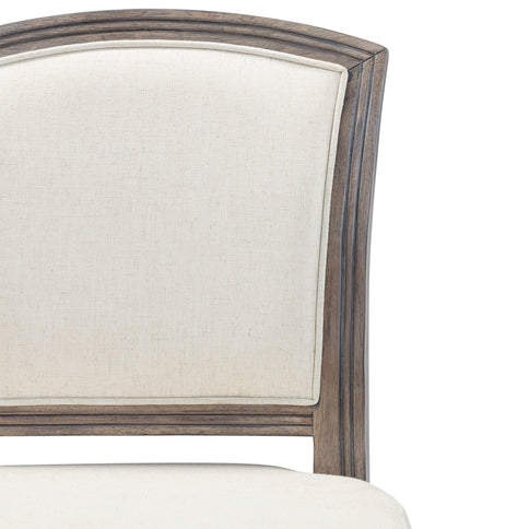 Stool With Upholstered Seat And Back
