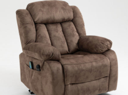 Recliner Lift Chair With Massage & Heating For Living Room - Brown