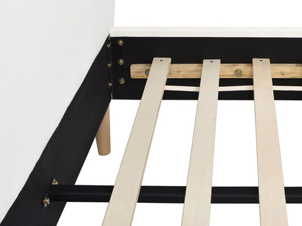 Stockholm - Modern Wavy Headboard Platform Bed