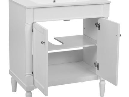 Bathroom Vanity Cabinet With Sink, Soft Close Doors, Storage Cabinet