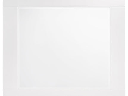 August - 6 Piece Queen Panel Bedroom Set With LED Lighting - White