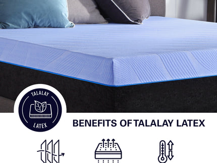 Refresh - 12" Flex Head Hybrid Cooling Fast Responding Latex Foam And Coil Mattress