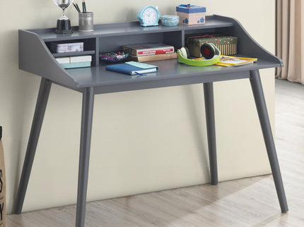 Writing Desk With 4 Compartments - Gray