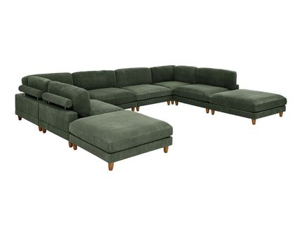 Modern Modular Sectional With Adjustable Back Support