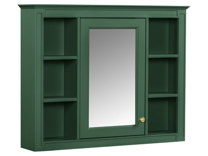 Bathroom Vanity With Mirror Cabinet, Single Sink With 2 Soft Closing Doors And 4 Drawers