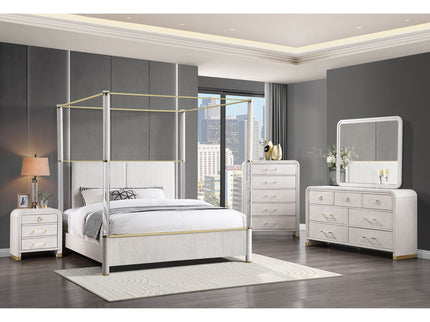 Malco - Chest, Gold Accents - Oak