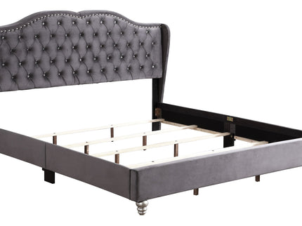 Upholstered Bed Transitional