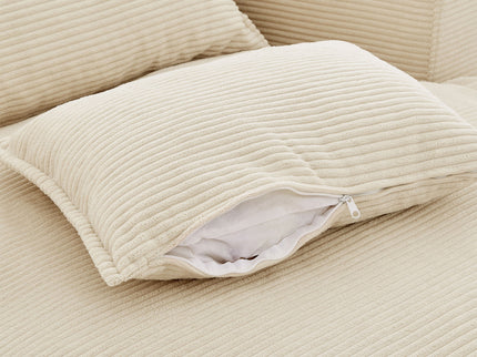 360° Swivel Accent Barrel Chair With Dual Layer Cushion And 3 Removable Pillows