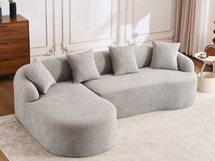 Combined Sofa With 4 Pillows
